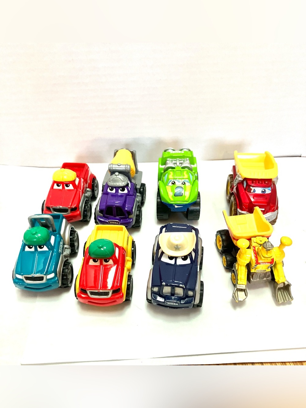 Hasbro Maisto Tonka 2000 Lil’ Chuck & Friends Die Cast Trucks Lot(8)Minor Wear